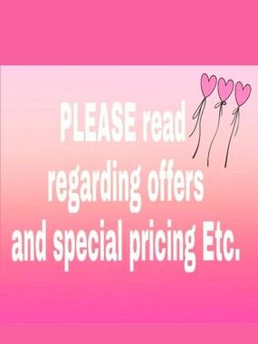 I ENCOURAGE OFFERS! + I DON'T GET OFFENDED, BUT...